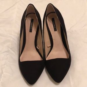 Forever 21 Black Suede Heels